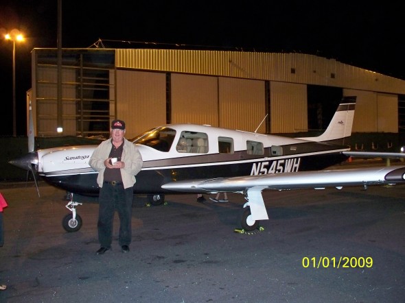 Charlie with his plane at the end of his audio career-2009.